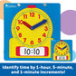 Learning Resources Write & Wipe Clocks Classroom Set - 25 Pieces, Ages 6+ Laminated Dry-Erase, Teaching Aids, Teacher Supplies, Learning Time