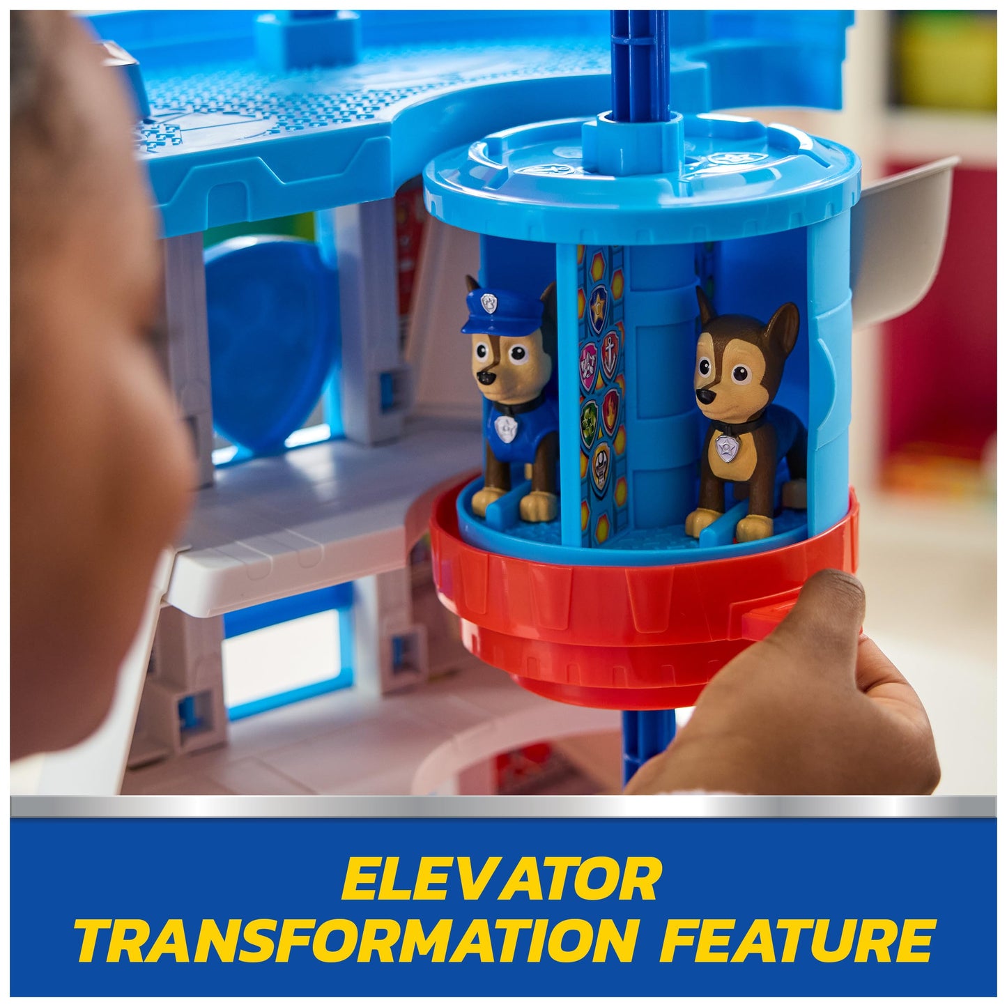 Paw Patrol Lookout Tower, 20-Inch Tower with Chase Action Figures, Rescue Vehicle & Launcher, Kids Toys for Boys & Girls Ages 3 and Up