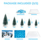 33 PCS Arctic Animals Figurines Set, Winter Animals Toy Figures With Display Box, Diorama Project Supplies Include Polar Bear, Penguin, Trees, Igloo