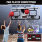 HYES Dual Shot Over The Door Mini Basketball Hoop Indoor with Scoreboard