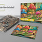 Springbok Magical Shroom Villa 500 Piece Jigsaw Puzzle for Adults - Whimsical Mushroom Cottage Fantasy Scene - Poster Now Included - Cozy Fairytale