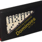 D6 Standard Dominoes Ivory with White Pips