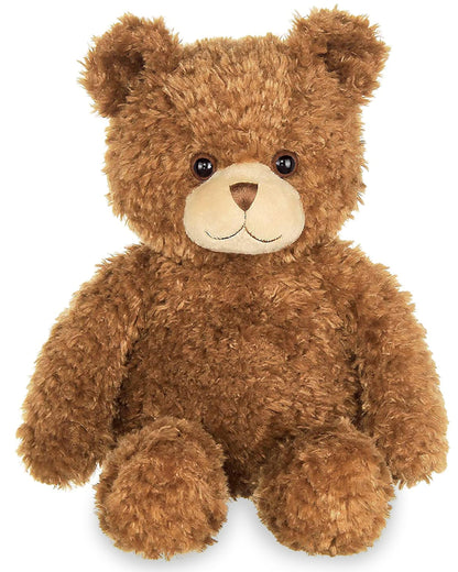 Bearington Eddie Teddy Bear Stuffed Animal - 15" Soft, Cuddly, and Classic Brown Bear Plush Toy with Floppy Body - Adorable Teddy Bears for Baby Gift