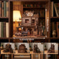 Benlarky 3D Wooden Puzzle for Adults Western Saloon Miniature House Kit, 450 PCS DIY Bookshelf Decor, Wild West Book Nook Building Kit Wood Craft