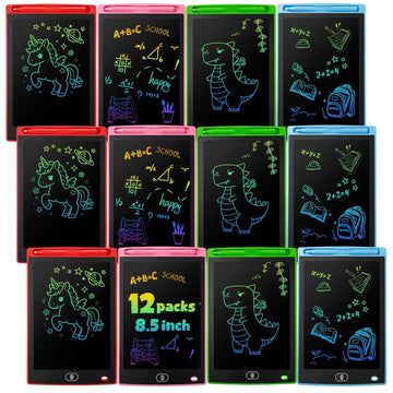 LCD Writing Tablet for Kids, 8.5 Inch Colorful Doodle Board Drawing Tablet for Kids, Educational Learning Toys, Christmas Birthday Gifts for Boys