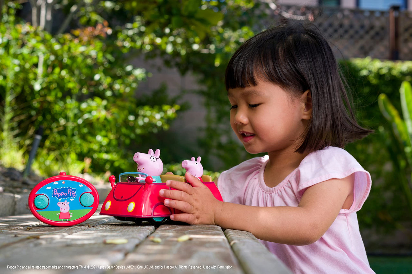 Jada Toys Peppa Pig RC Remote Control Car Red, Toys for Kids