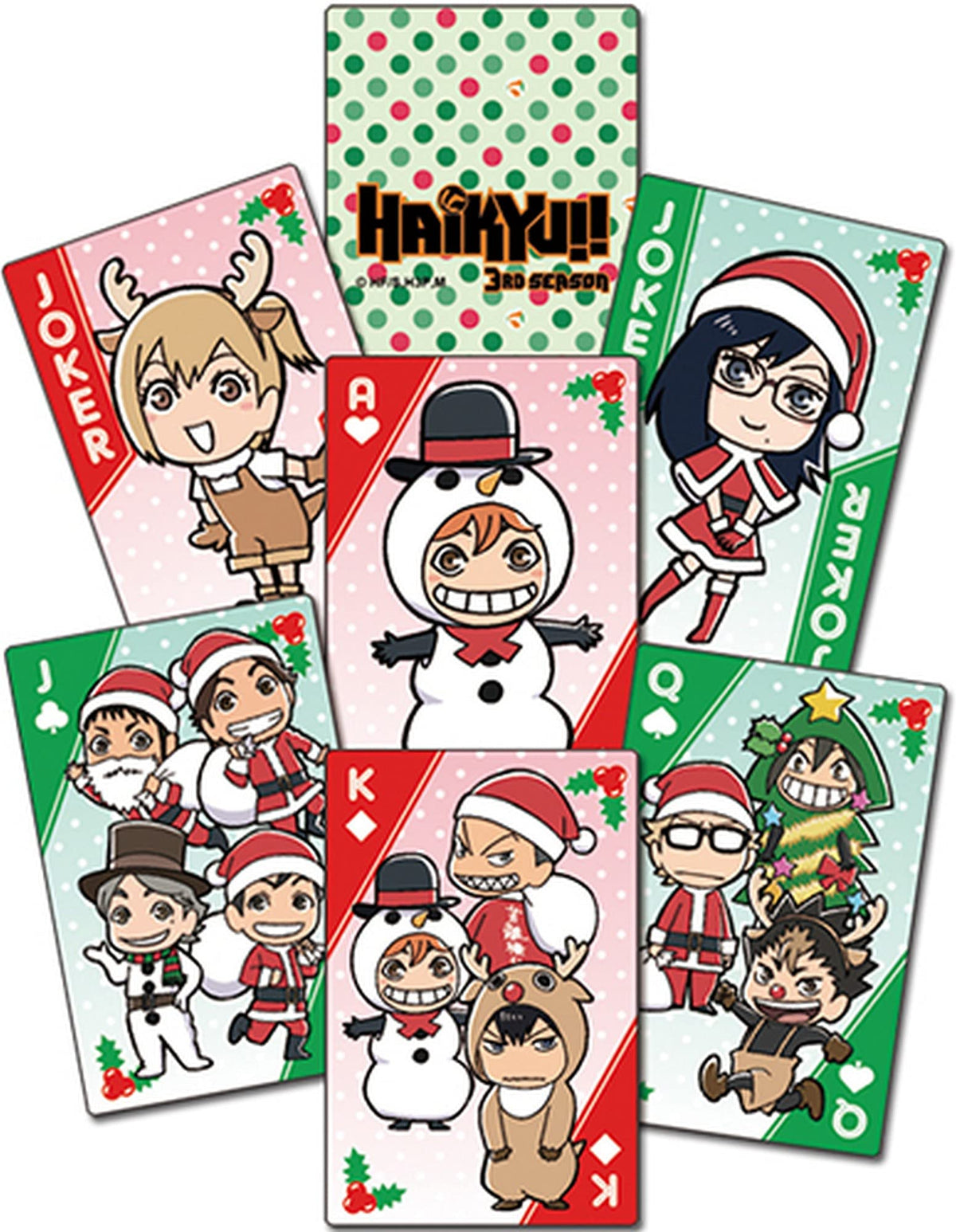 Great Eastern Entertainment Haikyu!! S3 - Christmas Sd Group Playing Cards