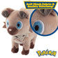 Pokémon 8" Rockruff Plush - Officially Licensed - Generation 7 Sun and Moon Figure - Authentic Soft Stuffed Animal Dog Toy - Gift for Kids, Boys