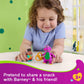 Fisher-Price Barney’s World Preschool Toy Barney’s Friend David & Barney 3-Piece Figure Set for Pretend Play Kids Ages 3+ Years