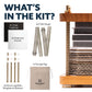 Flower Press Expansion & Accessory Kit (Press not included) - Extra Long Bolts, Silicone Washers, Travel Straps, Foam, Dessicant Boards, & Storage Bag