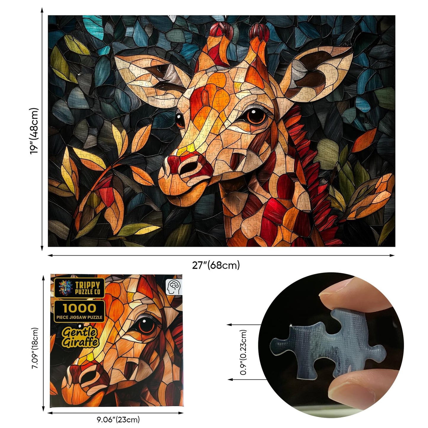 Puzzles for Adults 1000 Pieces,Gorilla Jigsaw Puzzle, Nature Forest Jigsaw Puzzle Creative Games and Gifts Difficult Puzzle Home Decor Toy (Yeti