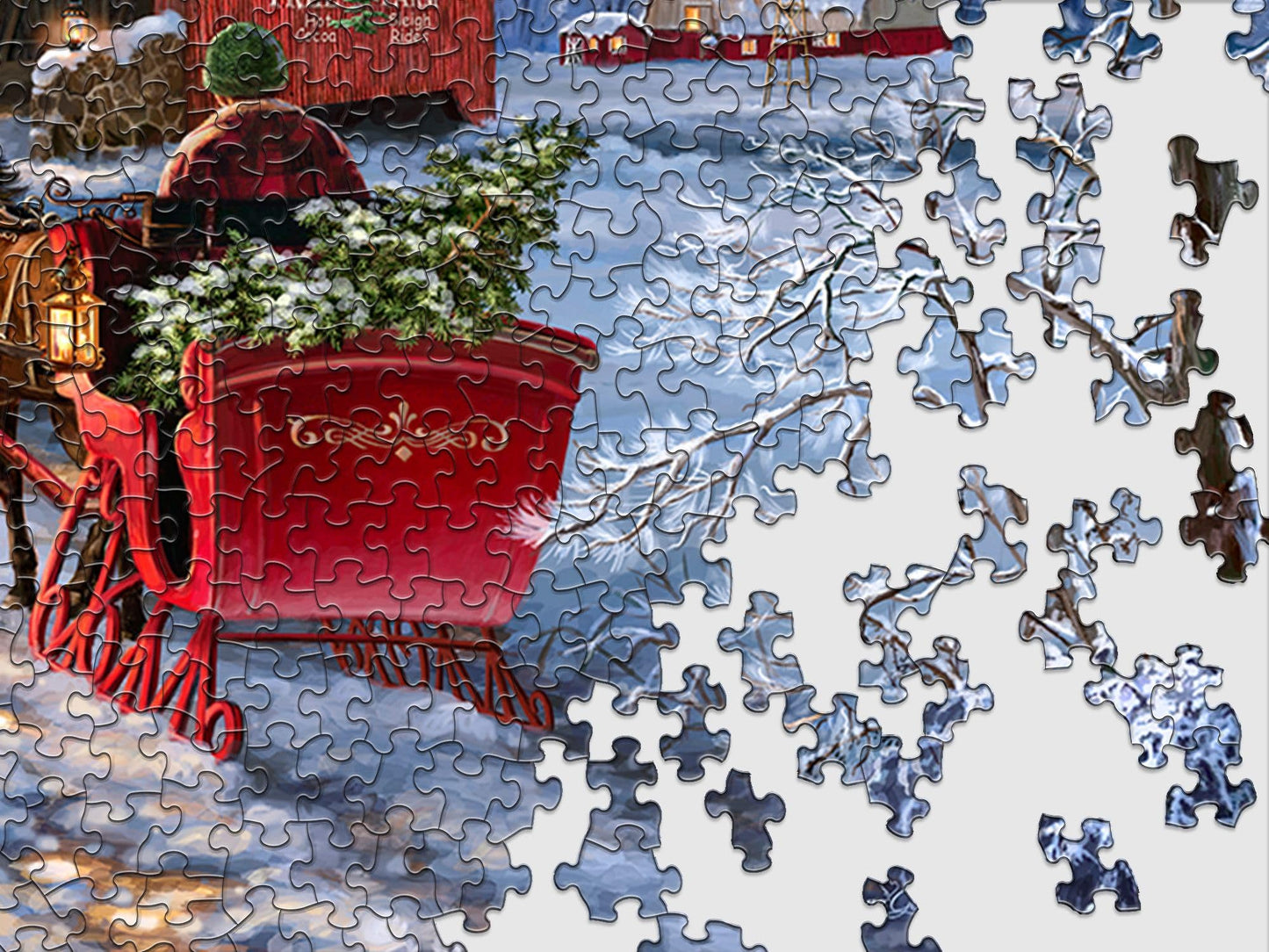 Springbok Starry Winter Night 1000 Piece Jigsaw Puzzle for Adults