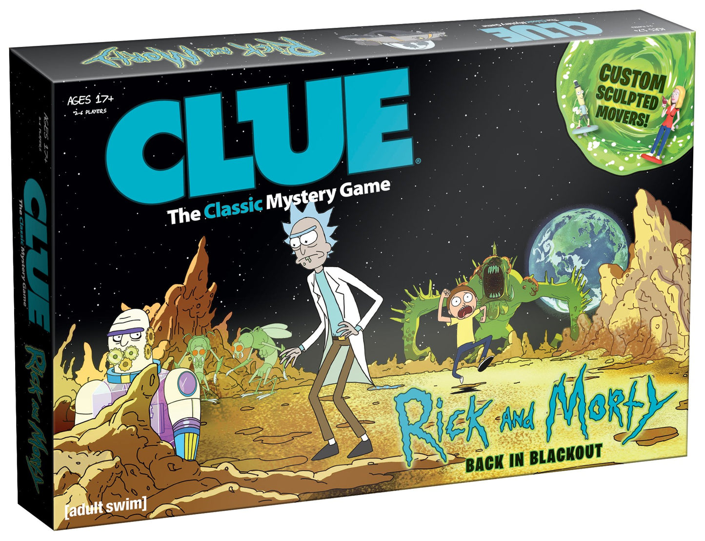 CLUE: Rick and Morty | Featuring Characters from The Adult Swim TV Show Rick & Morty | Collectible Clue Board Game | Perfect for Rick & Morty Fans