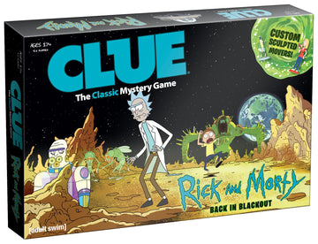 CLUE: Rick and Morty | Featuring Characters from The Adult Swim TV Show Rick & Morty | Collectible Clue Board Game | Perfect for Rick & Morty Fans