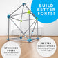 NATIONAL GEOGRAPHIC Kids Fort Building Kit - 70-Piece Indoor Fort Builder - Creative Play, STEM Building Toy, Building Kit for Kids 6-10, Blanket Fort