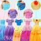 8 Sets Different Princess Costume Dresses for 11.5 inch Girl Doll Clothes Accessories
