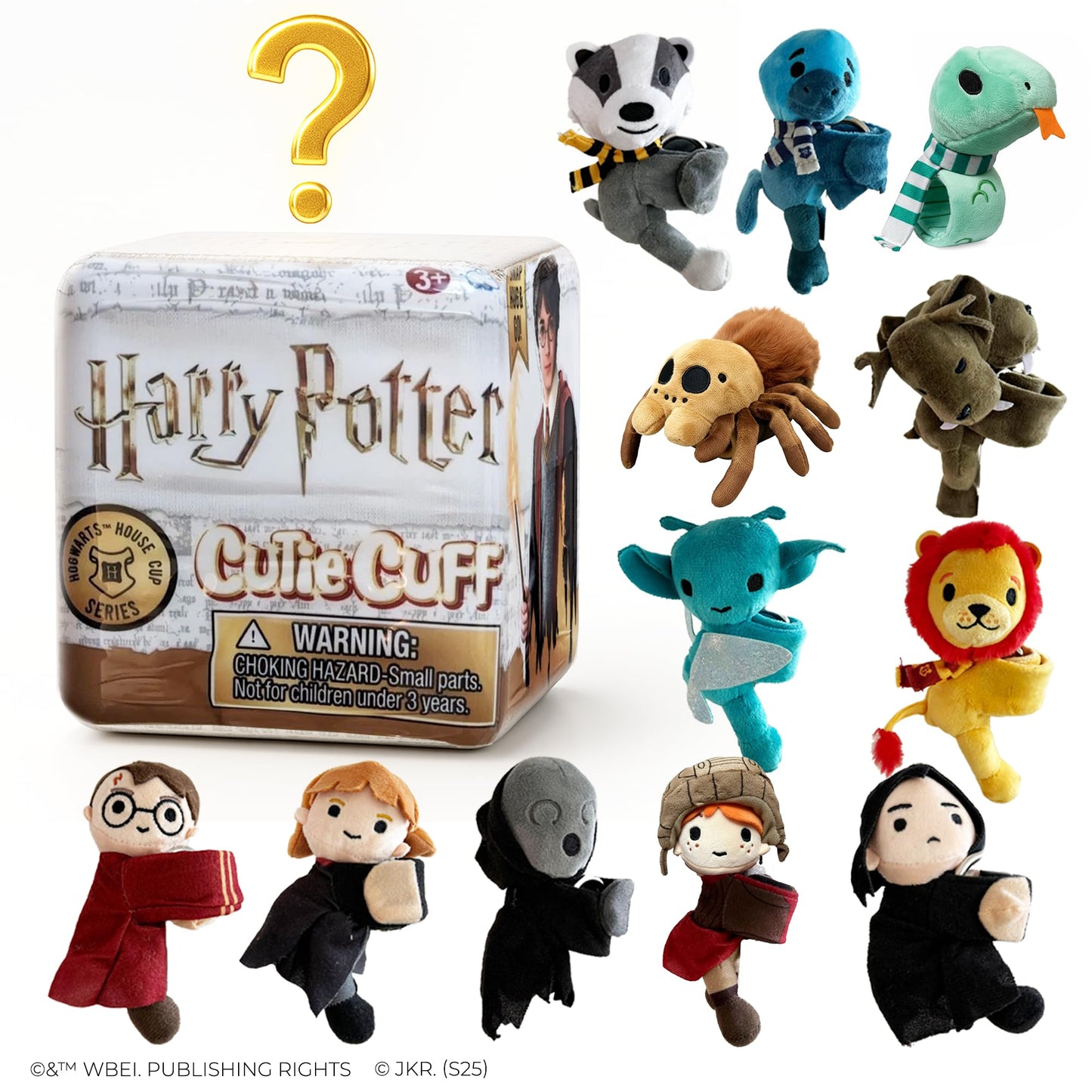 Harry Potter Cutie Cuff - Mystery Plush Slap Band Bracelet House Cup Series