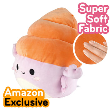 Squishmallows 10-Inch Arco The Hermit Crab Plush - Official Jazwares Ultra-Soft Stuffed Animal Pillow Cute Collectible Coastal Beach Ocean Sea