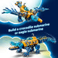 LEGO DREAMZzz Crocodile Submarine Building Toy for Boys & Girls - Pretend Play Set for Kids, Ages 8+, W/2 Build Options - Includes 3 Minifigures