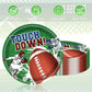 Cekivina 20Pcs 9 Inch Football Plates, Football Party Supplies Tableware Large Paper Plates Kit Disposable Plate Set, for Team Party, Kids Birthday