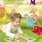 Magnetic Color and Number Maze, Montessori Busy Toys for 3 4 5 Year Old, Wooden Puzzle Activity Board, Learning Educational Toddler Toy for Kids 3 4 5