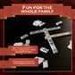 Continuum Games Family Traditions Double 12 Dominoes Tin, Crystalline Dominoes
