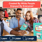 Whyte People The Game - Funny White Elephant Xmas Secret Santa Gift - Gag Gift - Americas Favorite Party Game