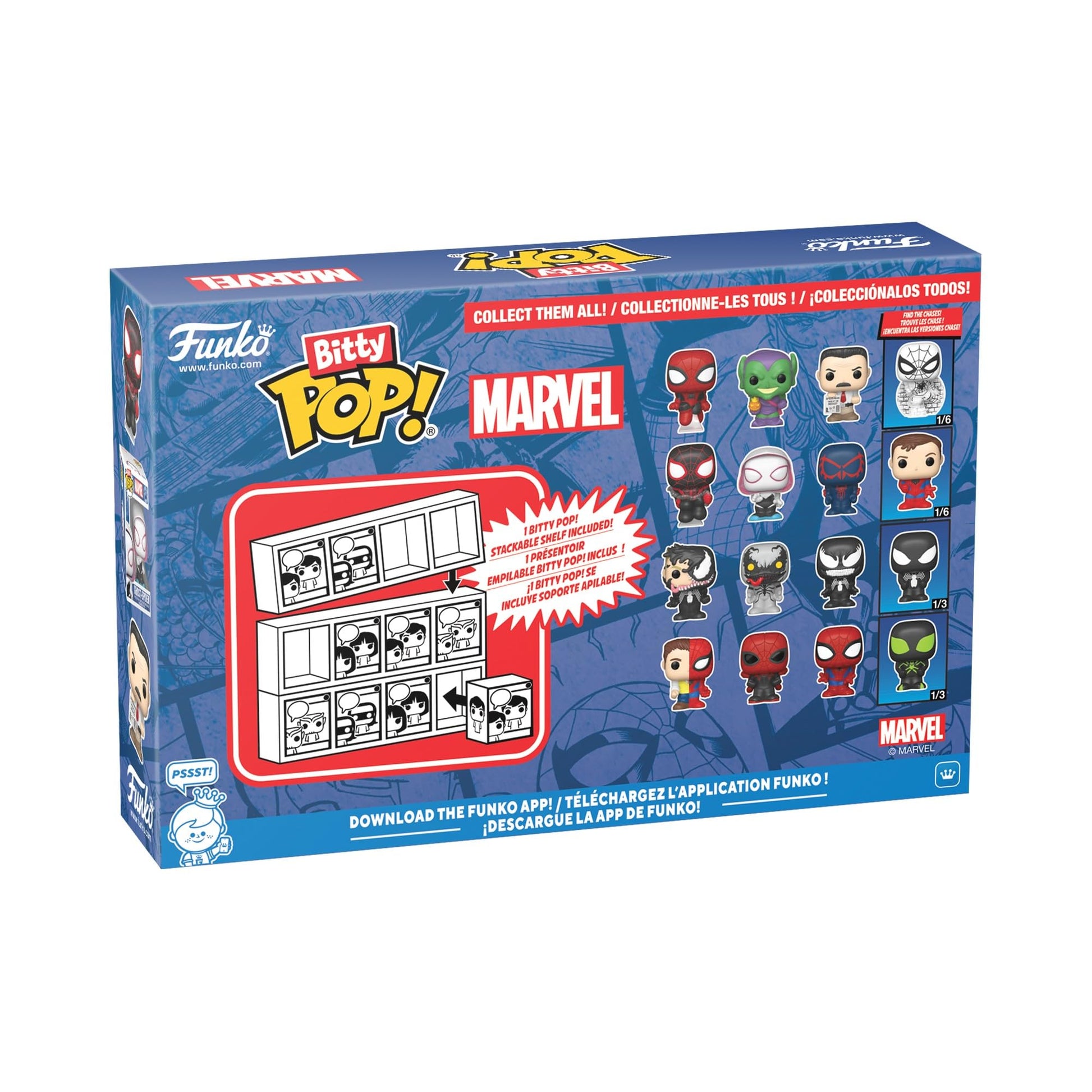 Funko Bitty POP! 4 Pack: Spider-Man, Green Goblin (1 in 6 Chase Chance)