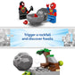 LEGO Marvel Spidey and His Amazing Friends Team Spidey Dino Crawler Rescue - Car and Adventure Preschool Building Toy for Kids, Boys and Girls, Ages