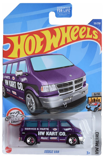 Hot Wheels Dodge Van, Metro 6/10 [Purple]