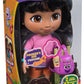 Dora Sing mit Mir Doll 35 cm for the Popular TV Series with 2 Songs and 25+ Phrases and Sounds Version in German/English and Italian/English for