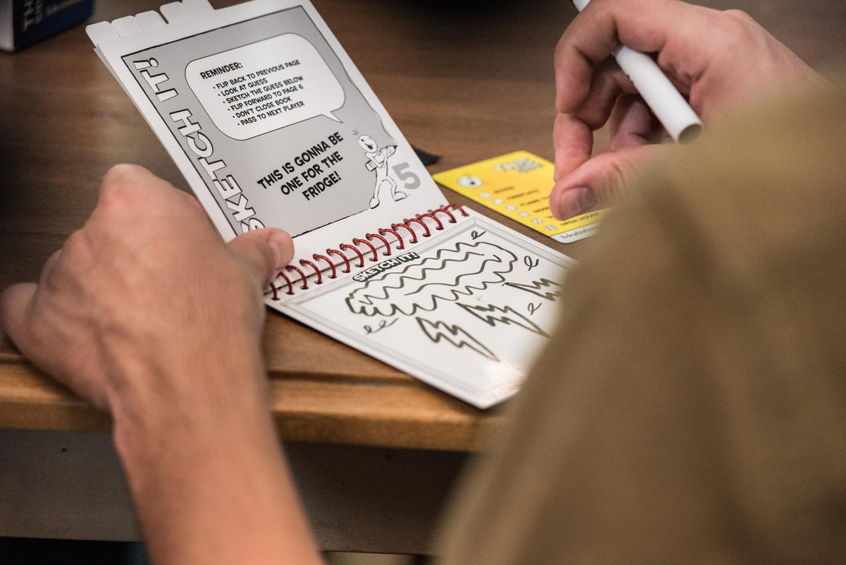 Telestrations Original 8-Player | Family Board Game | A Fun Family Game for Kids and Adults | Family Game Night Just Got Better | The Telephone Game