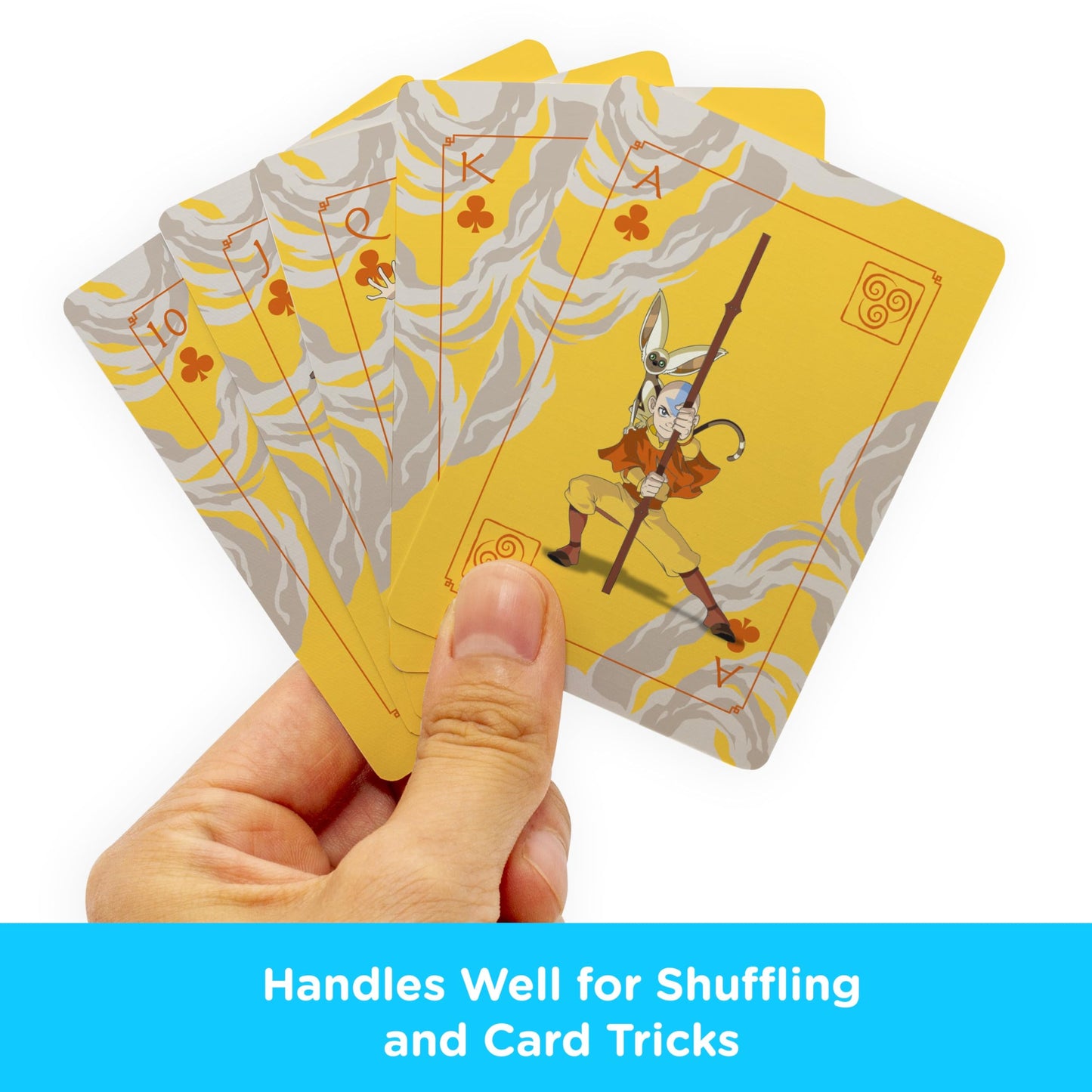 Aquarius Avatar The Last Airbender Shaped Playing Cards - Themed Novelty Deck with 52 Unique Designs - Collectible Merchandise Gift for Teens