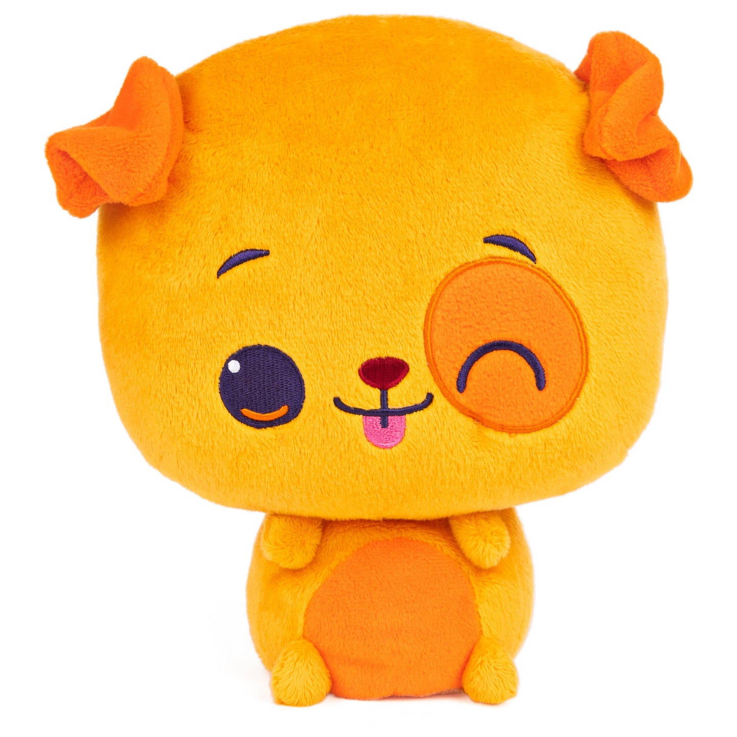GUND Drops, Paulie Pup, Expressive Premium Stuffed Animal Soft Plush Pet, Orange Puppy, 9”