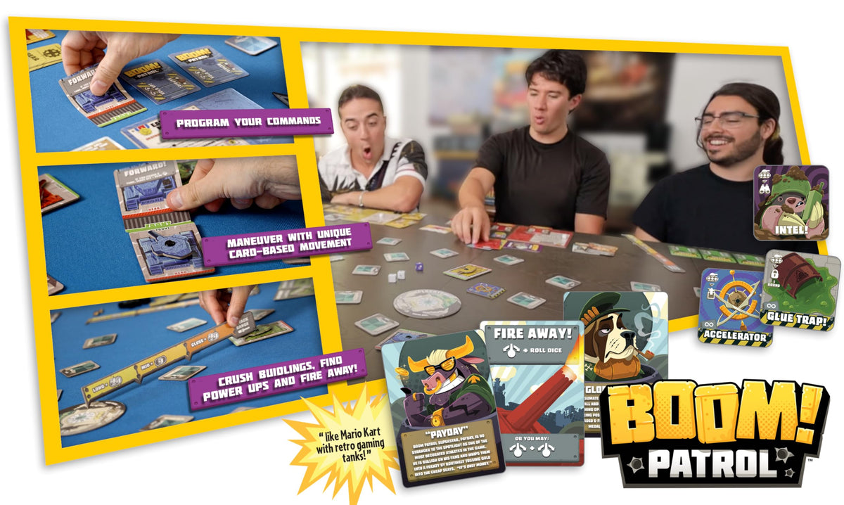 Smirk & Dagger, Boom Patrol - for Ages 14 and Up, 2 to 4 Players
