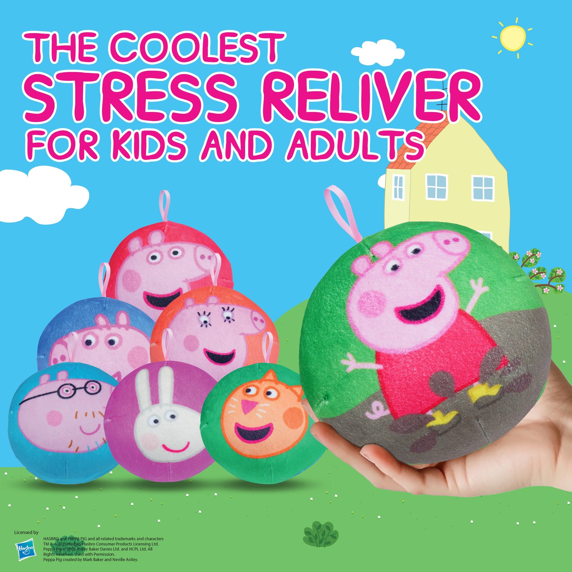 MiraBall - Bibi Bibi, Peppa Pig, Set of 3