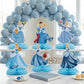 Princess Birthday Party Decorations, 6Pcs Princess Theme Party Centerpieces, Photo Booth Props, Cake Toppers, for Cinderella Theme Girls Birthday