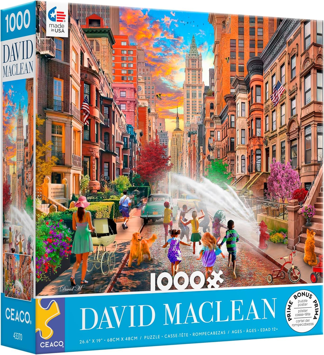 Ceaco - Hot Summer Days NYC - 1000 Piece Jigsaw Puzzle for Adults