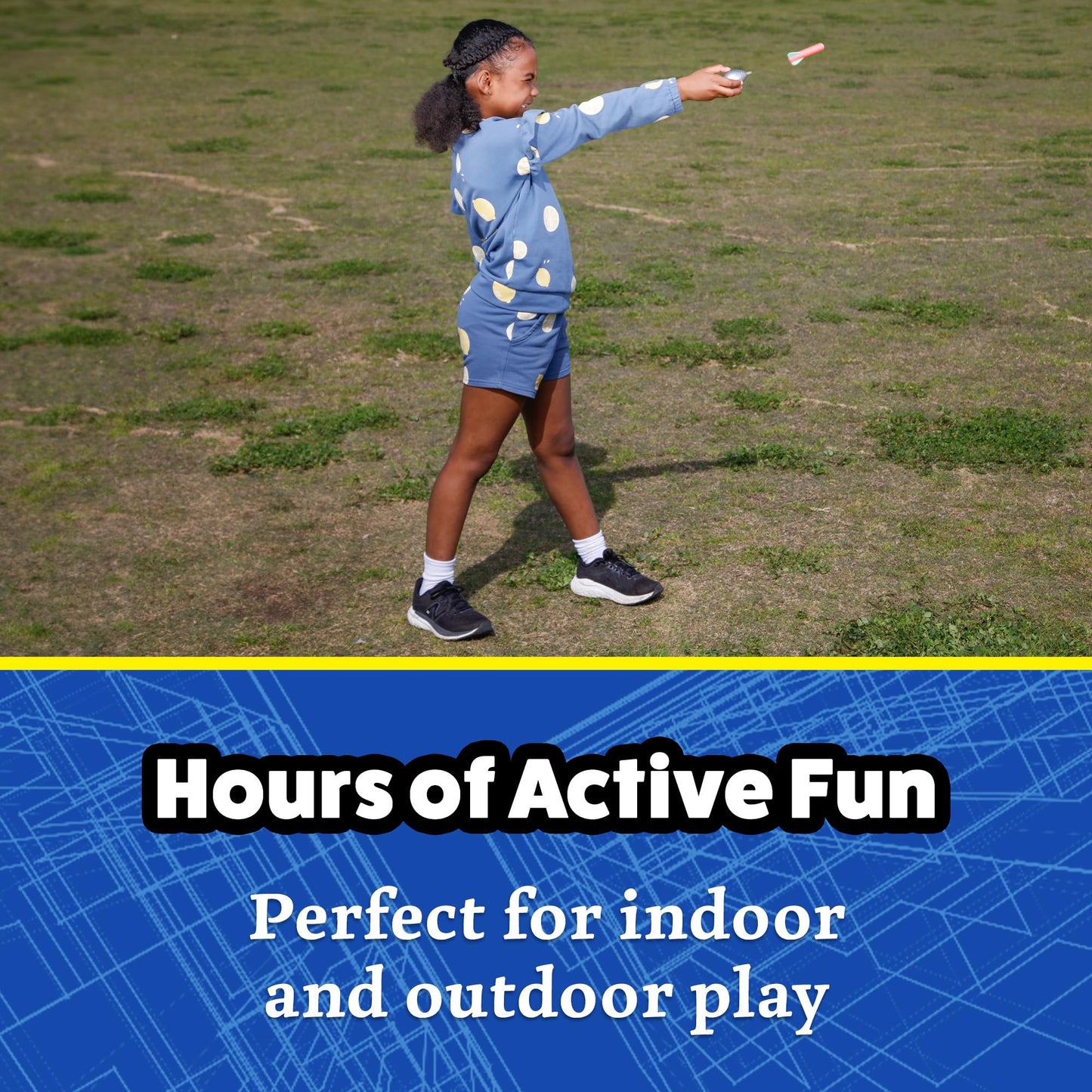 Stomp Rocket Squeeze Rocket 8 Player Party Pack - Includes 8 Launchers, 40 Soft Foam Rockets - Rocket Launcher STEM Gift - Ages 4 & Up - Fun Backyard