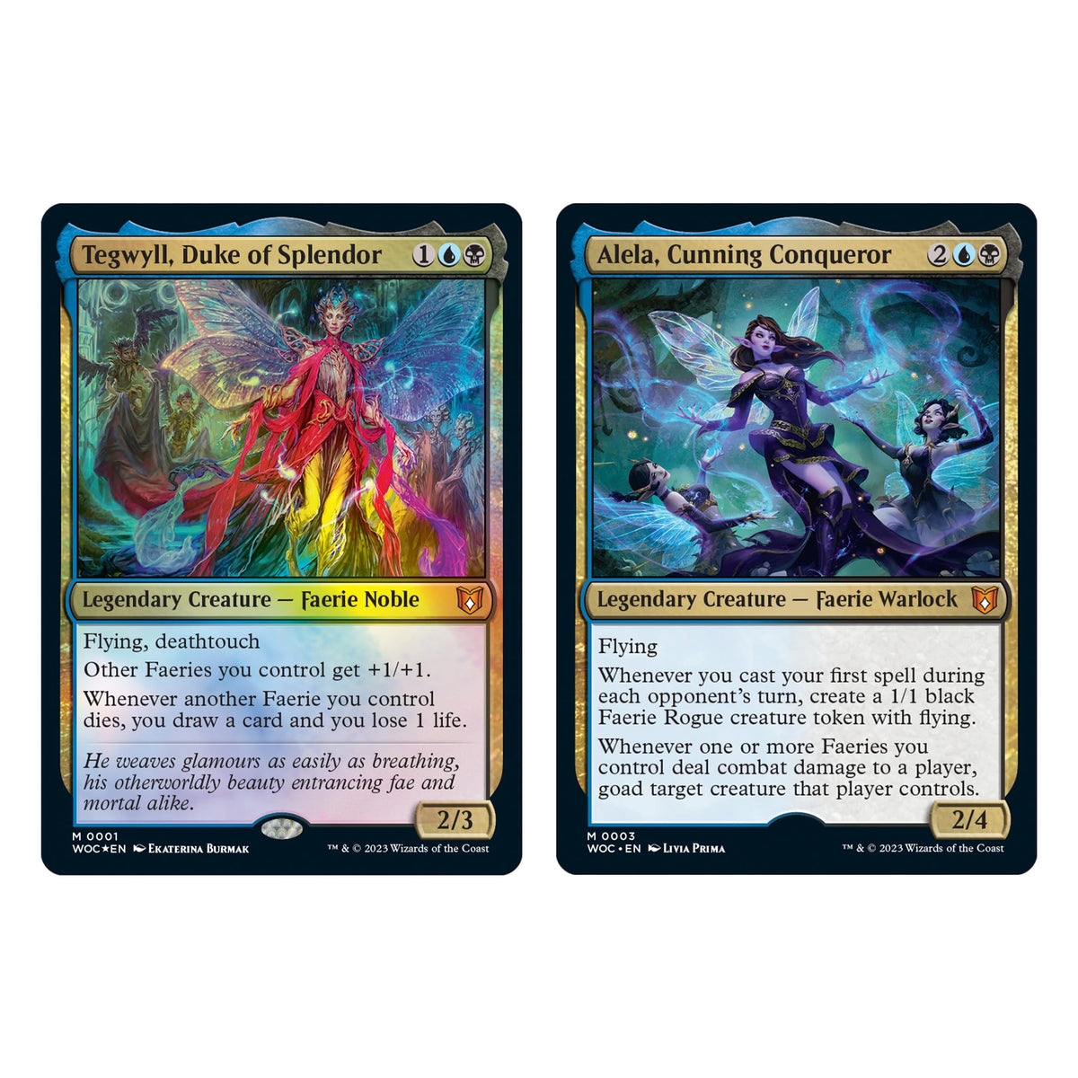 Magic: The Gathering Wilds of Eldraine Commander Deck - FAE Dominion (100-Card Deck, 2-Card Collector Booster Sample Pack + Accessories)