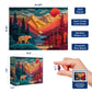 Bear Country (#8) - 1000 Piece Jigsaw Puzzle for Adults | Premium European Blue Board | Satin Low-Glare Finish | Ribbon Cut | Bonus Poster |