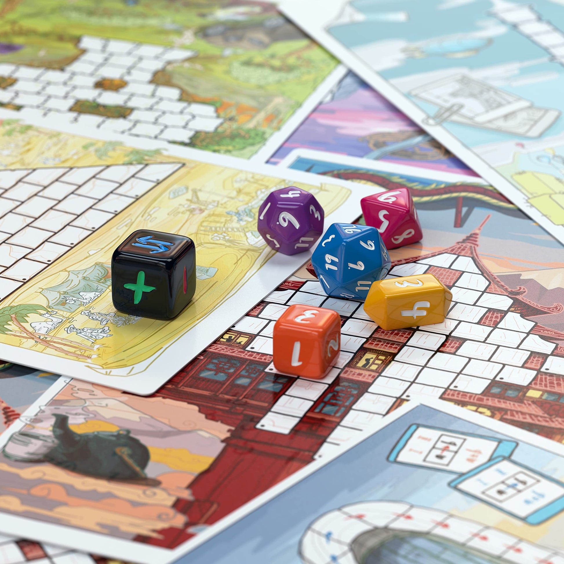 Roll to The Top - Journeys Base Game - Roll-and-Write Baord Game - 1 to 6 Players - 20 Minutes Play Time (Roll to The Top: Journeys (Base Game))