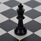 WE Games Replacement Staunton Chess Piece - Dark King, Heavy Weighted Tournament Style Plastic Piece with Felt Bottom - Single Replacement for Classic