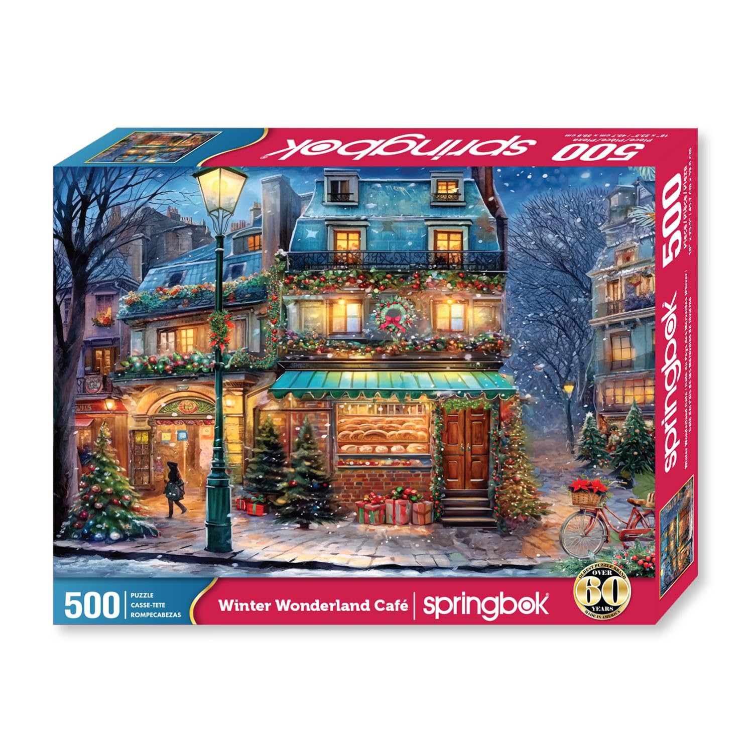 Springbok Winter Wonderland Cafe 500 Piece Jigsaw Puzzle for Adults