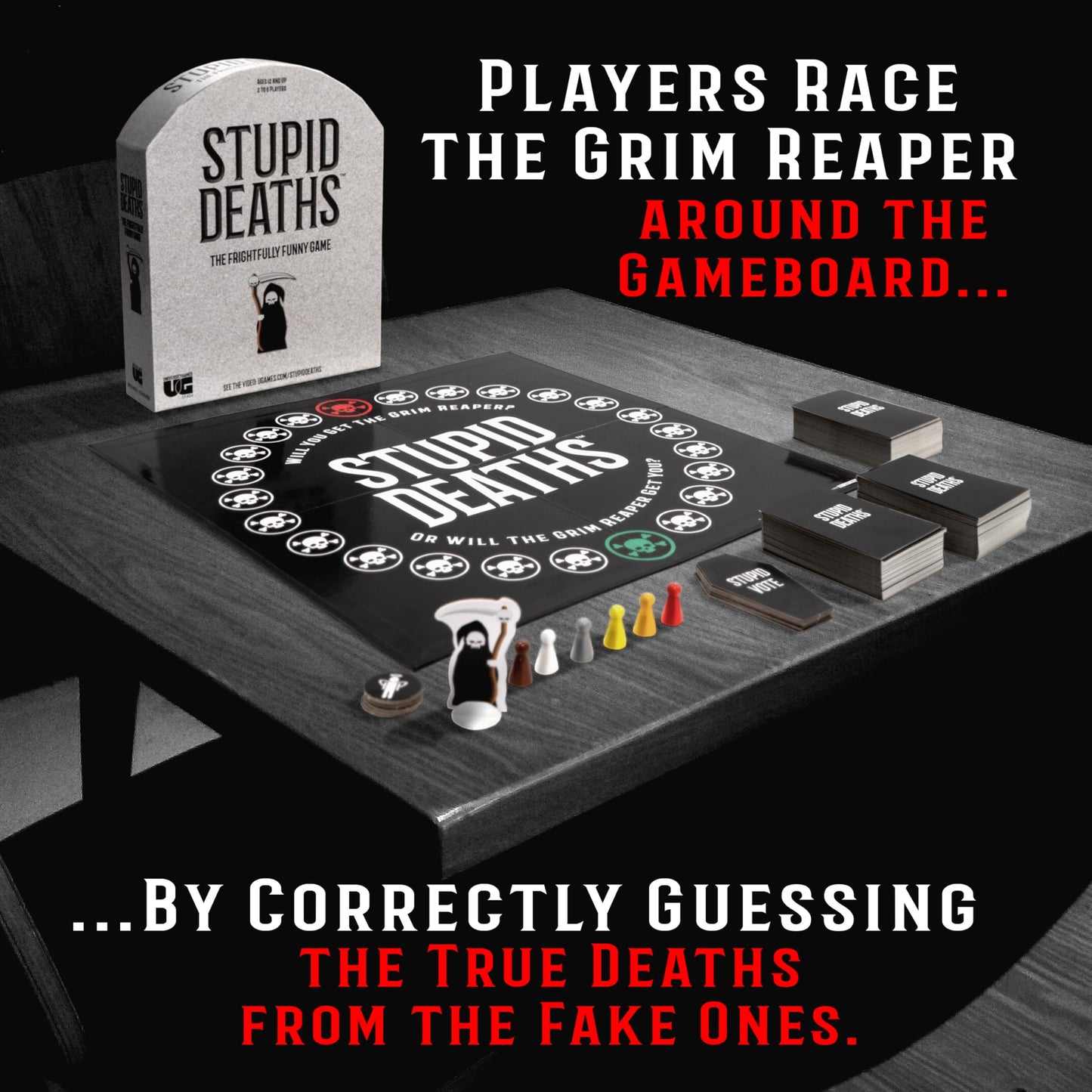 University Games | Stupid Deaths The Party Game, for Adults & Teens Ages 12 & Up (01404)
