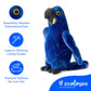 The Petting Zoo Hyacinth Macaw Stuffed Animal Plushie, Gifts for Kids, Earth Keeperz Rainforest Animals, Zoologee Blue Hyacinth Macaw Plush Toy, 12