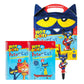 Educational Insights Hot Dots Jr. Pete the Cat - I Love Preschool Set with Interactive Pen, Math & Reading Workbooks, 200+ Multi-Subject Lessons, Ages