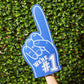 Okuna Outpost Blue Foam Finger - Lightweight Grip & Blue Sports Fan Accessories - Portable Design & Sports Party Favors - Two-Pack & Number One Fan