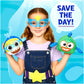 Baby Shark's Big Show! Reversible William Plush Flips Into Captain Kelp - Stuffed Animal Fish - Cute Plushies for Kids