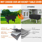 Air Hockey Arcade Table Cover,Heavy Duty 600D Oxford Covers for Hockey Game Table/Foosball and Game Soccer Table ,Outdoor Waterproof,Rain, Snow